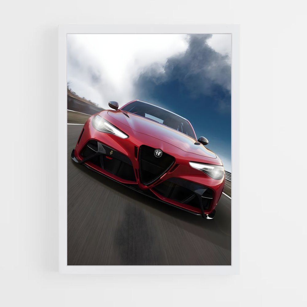 Poster Alfa Fury – affiche Alfa Romeo (vue 3)